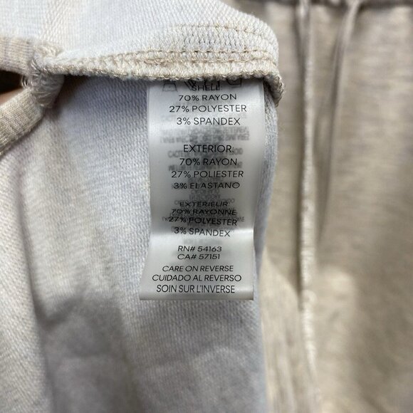 Calvin Klein Round Neck Drawstring Waist Sleeveless Dress Women Medium Beige - Picture 8 of 16